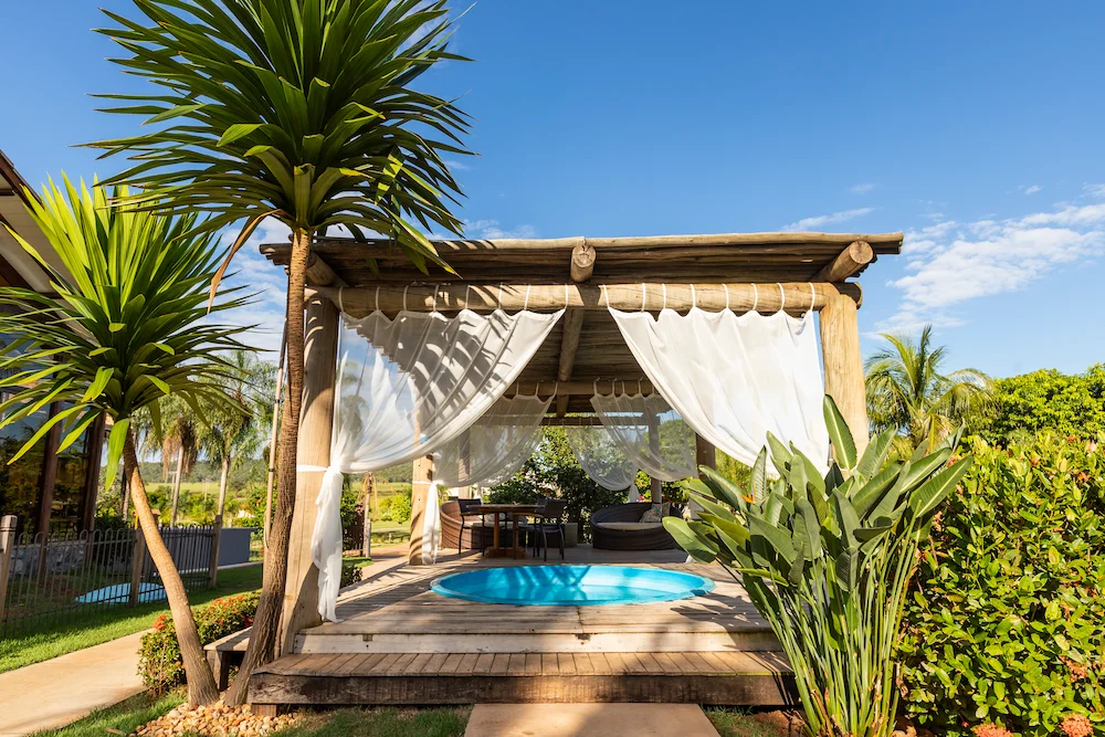 Área de hidromassagem do Zagaia Eco Resort